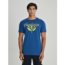 Erkek Fenerbahçe Palamut Tshirt Mavi Renk XS Beden ile Tribün Keyfini Yaşayın