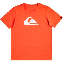 Quiksilver Comp Logo Yth Erkek Çocuk Turuncu Tişört