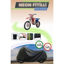 Cemku Shine Siyah Neon Fitilli Ktm 250 Exc Six Days Uyumlu Motor Brandası