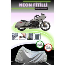 Cemku Shine Gri Neon Fitilli Harley Davidson Cvo Road Glide Uyumlu Motosiklet Brandası
