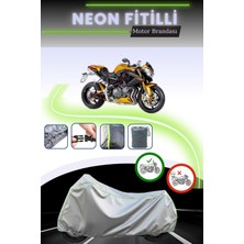 Cemku Shine Gri Neon Fitilli Benelli Tnt Cafe Racer Uyumlu Motosiklet Brandası