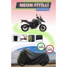 Cemku Shine Siyah Neon Fitilli Benelli Trk 502 Uyumlu Motor Brandası