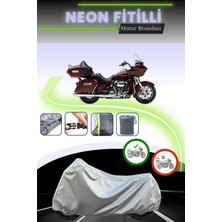 Cemku Shine Gri Neon Fitilli Harley Davidson Road Glide Ultra Uyumlu Motosiklet Brandası