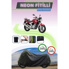 Cemku Shine Siyah Neon Fitilli Yamaha Ybr 250 Uyumlu Motor Brandası