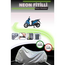 Cemku Shine Gri Neon Fitilli Kanuni Resa 125 Uyumlu Motosiklet Brandası