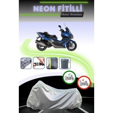 Cemku Shine Gri Neon Fitilli Kymco Xciting S 400 Uyumlu Motosiklet Brandası