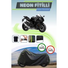 Cemku Shine Siyah Neon Fitilli Yamaha Yzf R1 Uyumlu Motor Brandası
