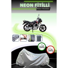 Cemku Shine Gri Neon Fitilli Arora Ar 150-A Uyumlu Motosiklet Brandası