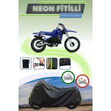 Cemku Shine Siyah Neon Fitilli Yamaha Pw 80 Uyumlu Motor Brandası