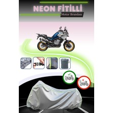 Cemku Shine Gri Neon Fitilli Cfmoto 800MT Touring Uyumlu Motosiklet Brandası