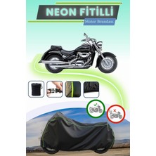 Cemku Shine Siyah Neon Fitilli Suzuki Vl 800 Volusia Uyumlu Motor Brandası