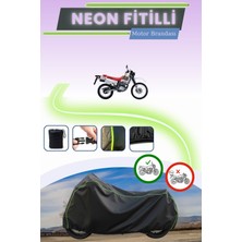 Cemku Shine Siyah Neon Fitilli Honda Xlr 125 Uyumlu Motor Brandası