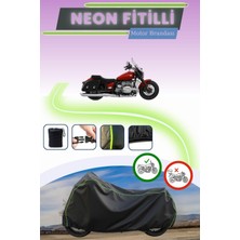 Cemku Shine Siyah Neon Fitilli Bmw R 18 Uyumlu Motor Brandası