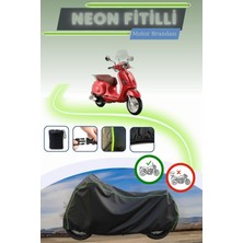 Cemku Shine Siyah Neon Fitilli Rks Pride 125 Uyumlu Motor Brandası