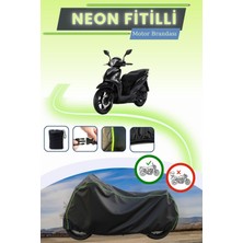 Cemku Shine Siyah Neon Fitilli Sym Symphony St 125 Uyumlu Motor Brandası