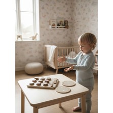 Montessori Ahşap Kurabiye Oyuncak Seti - 22 Parça Eğitici Mutfak Oyunu