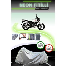 Cemku Shine Gri Neon Fitilli Rks Titanic 150 Uyumlu Motosiklet Brandası