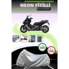 Cemku Shine Gri Neon Fitilli Bmw C 600 Sport Uyumlu Motosiklet Brandası