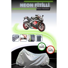 Cemku Shine Gri Neon Fitilli Aprilia Rsv4 Rf Uyumlu Motosiklet Brandası