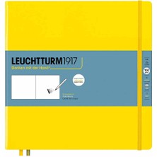 Leuchtturm 1917 Sketchbook 150GR Square 22.5cm Hardcover 112 Pages Lemon