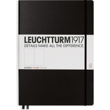 Leuchtturm 1917 Notebook Master Classic A4+ Hardcover 235 Pages Plain Black
