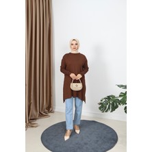 Kolları Fitilli Merserize Tunik