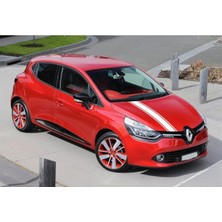 Ön Kaput Üç Düz Şerit Çizgi Sticker Etiket Modeli