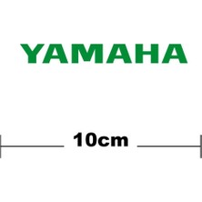 Yamaha Logo Yazı Sticker Etiket Tek Renk