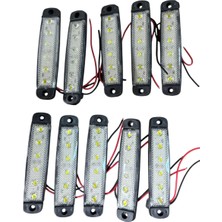 Parmak Lamba 6 LED 24V Beyaz Su Geçirmez (E Belgeli) 10 Adet Fiyatı TAS.004B