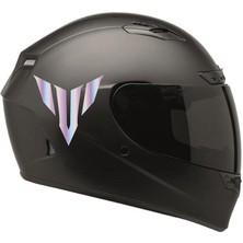 Yamaha mt Işaretli Hologram Motosiklet Kask Sticker Etiket Modeli