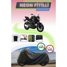 Cemku Shine Siyah Neon Fitilli Yamaha MT-125 Uyumlu Motor Brandası