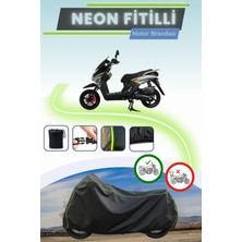 Cemku Shine Siyah Neon Fitilli Altai F1MAX Pro 125 Uyumlu Motor Brandası