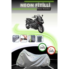 Cemku Shine Gri Neon Fitilli Aprilia Srv 850 Ie Abs Uyumlu Motosiklet Brandası
