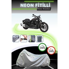 Cemku Shine Gri Neon Fitilli Harley Davidson Vrscdx Night Rod Special Uyumlu Motosiklet Brandası