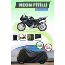 Cemku Shine Siyah Neon Fitilli Bmw F 800 St Uyumlu Motor Brandası
