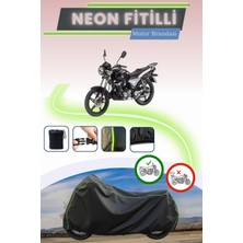 Cemku Shine Siyah Neon Fitilli Keeway Speed 150 Uyumlu Motor Brandası