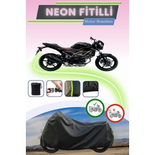 Cemku Shine Siyah Neon Fitilli Suzuki SV650X Uyumlu Motor Brandası