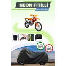 Cemku Shine Siyah Neon Fitilli Ktm 350 Exc-F Uyumlu Motor Brandası