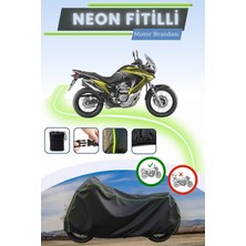 Cemku Shine Siyah Neon Fitilli Honda Xl 700 Transalp Uyumlu Motor Brandası