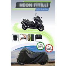 Cemku Shine Siyah Neon Fitilli Yamaha Tmax 530 Uyumlu Motor Brandası