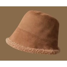 Yeni Kürk Rengarenk Sevimli Kova Şapka Bere Şık Tarz Kış Bere 1ADET