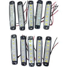Parmak Lamba 6 LED 12V Beyaz(E Belgeli) 10 Adet Fiyatı TAS.004B
