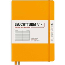 Leuchtturm 1917 Rising Colours Notebook Medium A5 Hardcover 249 Pages Lined Rising Sun