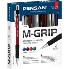 Pensan M-Grip 0.5 mm Kırmızı Versatil Kalem 4004