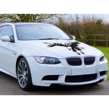 Kartal Tasarım Oto Kaput Özel Yeni Sticker Siyah 50*80 cm