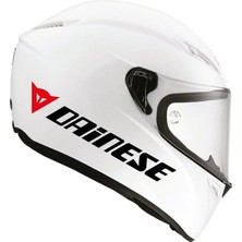 Tek Renk Dainese(Dainese Helmet Stickers) Kask Sticker Etiket Modeli