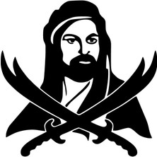 Zülfikar Kılıcı Sticker 20 x 20 cm