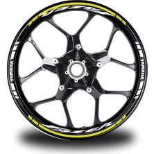 2017 Mat Siyah Yamaha YZF-R25 Orjinal Sticker Modeli