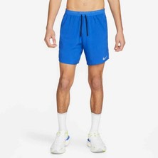 Nike Dri-Fıt Stride 2ın1 7ın Erkek  Taytlı Koşu Şortu - Mavi Ter Tutmayan Spor Şort - DM4759-480