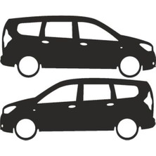 Otomobil Tasarım Oto Özel Yeni Sticker Model 13 Siyah 16*6 cm